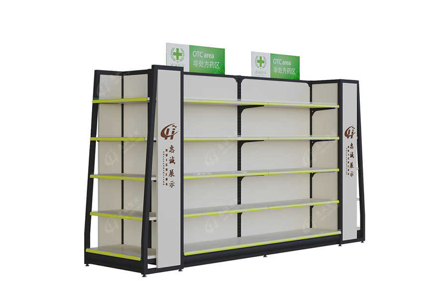 Multifunctional western medicine shelf display rack pharmacy display  shelves for medicine store _ Huicheng shelf