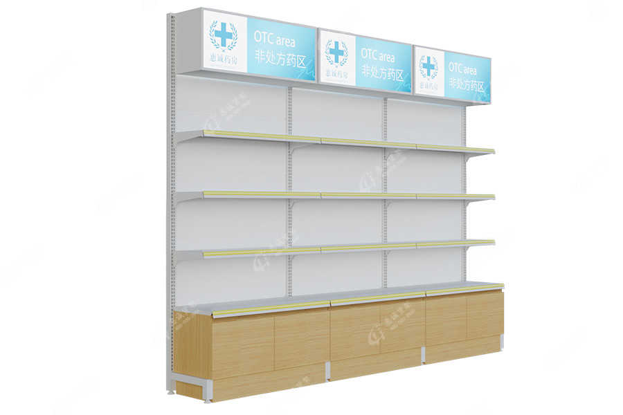 Multifunctional western medicine shelf display rack pharmacy display  shelves for medicine store _ Huicheng shelf